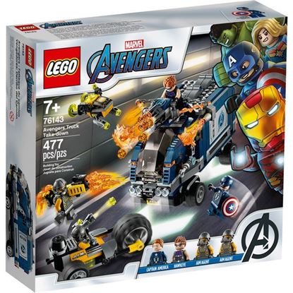 Imagen de LEGO - 76143 AVENGERS VENGADORES DERRIBO DEL CAMION 477 PZAS.