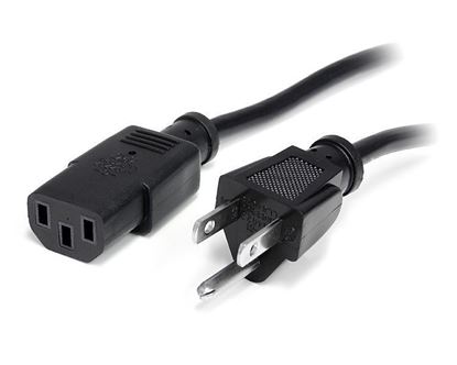 Imagen de PAQ. C/2 - STARTECH - CABLE 3M ALIMENTACION ESTANDAR PARA PC NEMA 5-15P C13