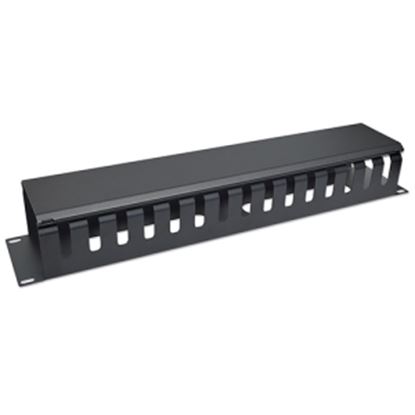 Imagen de IC - ORGANIZADOR HORIZONTAL CABLES R J45 UTP RACK 19IN 2U METALICO