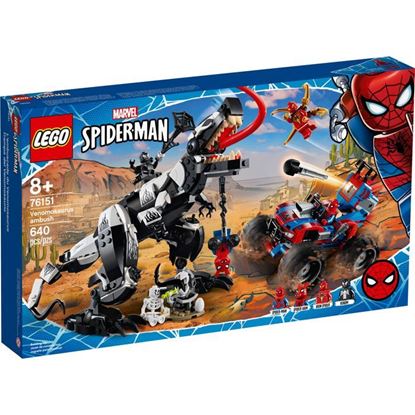 Imagen de LEGO - 76151 SPIDERMAN TRAMPA DEL VENOMOSAURIO 640 PZAS.