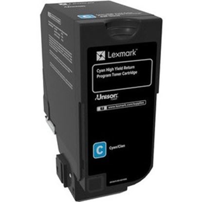 Imagen de LEXMARK - TONER CIAN HASTA 16K PAGINAS LASER COLOR