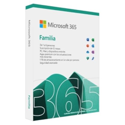 Imagen de MICROSOFT - M365 FAMILY SPANISH SUBSCR 1YR LATAM ONLY MEDIALESS P8