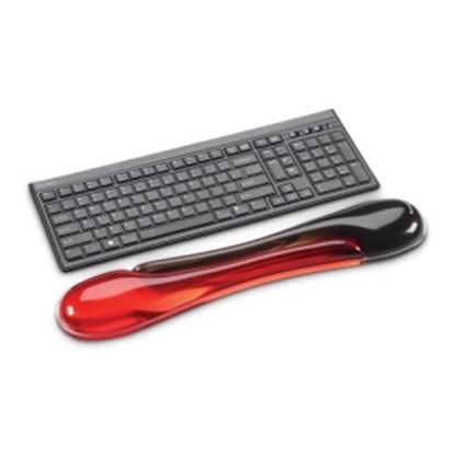 Imagen de KENSINGTON - REPOSAMUNECAS ROJO CON NEGRO PARA TECLADO DUO GEL