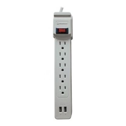 Imagen de KOBLENZ - BARRA MULTICONTACTO SS550USB SUPRESOR DE PICOS 550JOULES