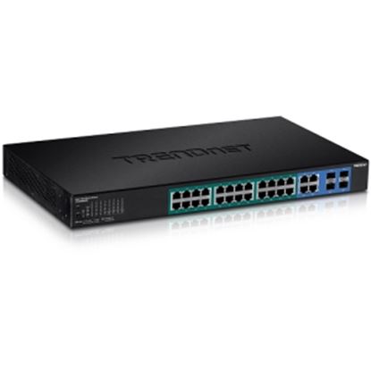 Imagen de TRENDNET - 28-PORT GIGABIT WEB SMART POE POE SWITCH 370W