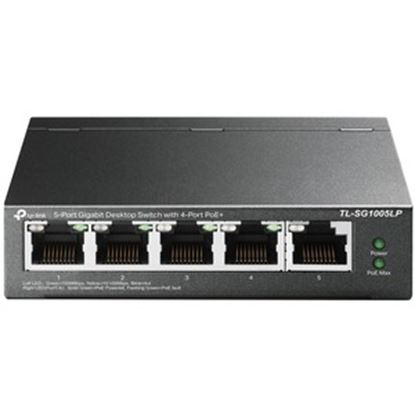 Imagen de TP-LINK - 5 PORT GIGABIT DESKTOP SWITCH WITH 4 PORT POE