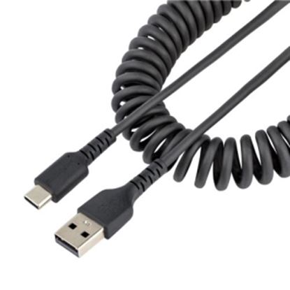 Imagen de STARTECH - CABLE 1M DE CARGA USB A A USB C USB TIPO C EN ESPIRAL USB