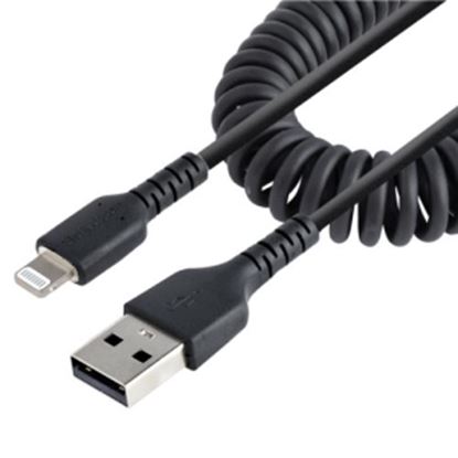 Imagen de STARTECH - CABLE 1M USB-C A LIGHTNING MFI EN ESPIRAL USB TIPO C IPHONE