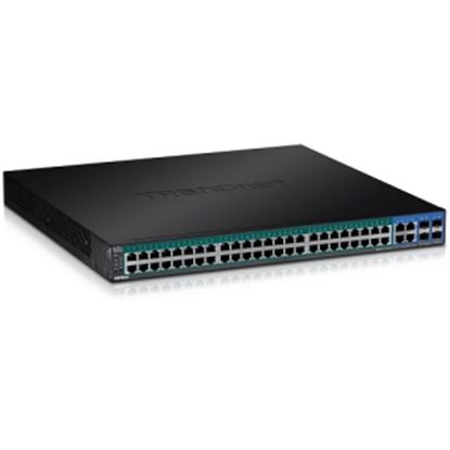 Imagen de TRENDNET - 52-PORT GIGABIT WEB SMART POE SWITCH 370W