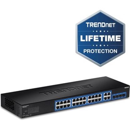 Imagen de TRENDNET - 27 PORT GIGABIT POE SWITCH .