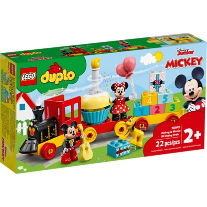 Imagen de LEGO - 10941 DUPLO TREN DE CUMPLEAÑOS DE MICKEY Y MINNIE 22 PZAS.