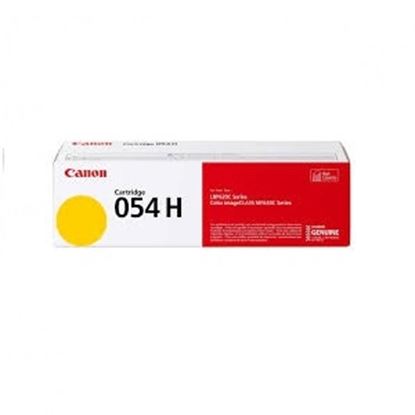 Imagen de CANON - TONER 054 H YELLOW RENDIMIENTO DE 2.300 PAGS COMPATIBLE CON LBP