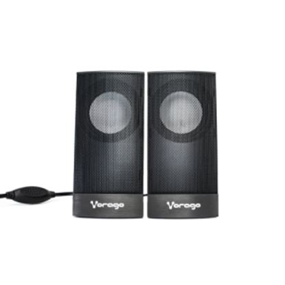 Imagen de PAQ. C/2 - VORAGO - BOCINAS VORAGO SPK-106 NEGRO USB PASIVAS PARA COMPUTADORA 2.0