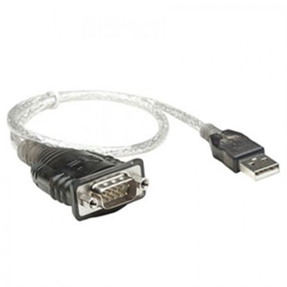 Imagen de IC - CABLE ADAPTADOR CONVERTIDOR USB A SERIAL DB9 RS232 45CM M-M