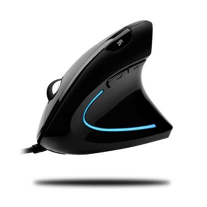 Imagen de ADESSO - MOUSE VERTICAL ERGONOMICO OPTICO ILUMINADO CON CONEXION USB