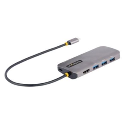 Imagen de STARTECH - ADAPTADOR MULTIPUERTOS USB C HDMI 4K HUB USB PD 100W DOCK