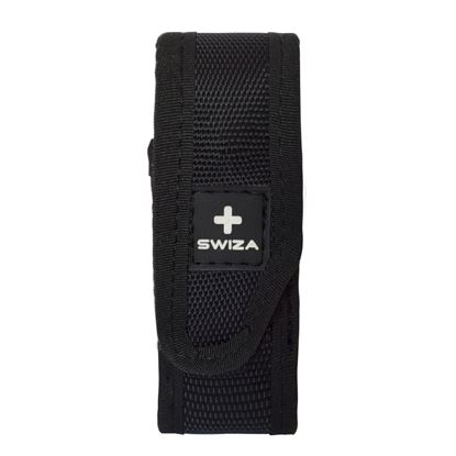 Imagen de PAQ. C/2 - SWIZA - FUNDA NYLON NEGRO CON VELCRO, PARA NAVAJA SWIZA, CHICA