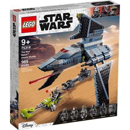 Imagen de LEGO - 75314 STAR WARS THE BAD BATCH™ LANZADERA DE ATAQUE 969 PZAS.