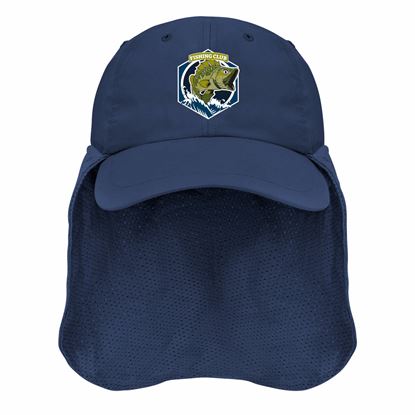 Imagen de SION - GORRA PESCADOR C/FALDÓN DE MALLA,  FISHING CLUB, NAVY