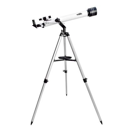 Imagen de WALLIS - TELESCOPIO REFRACTOR CON MONTURA ALTAZIMUTAL, 525 X 700 X 60 MM, COLOR BLANCO