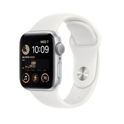 Imagen de APPLE - WATCH SE GPS 44MM SILVER ALUM CASE WHITE SPORT BAND REGULAR