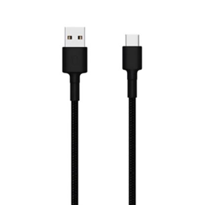Imagen de PAQ. C/3 - XIAOMI - MI BRAIDED USB TYPE C CABLE 100 CM BLACK