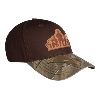 Imagen de REALTREE - GORRA CON CINTILLO DE AJUSTE Y HEBILLA, REAL SOLDIER, CAFÉ CON VISERA CAMUFLAJE