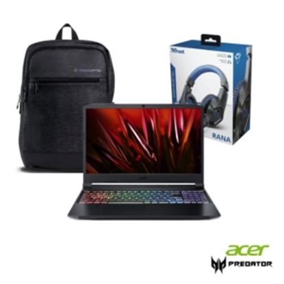 Imagen de ACER - ACER NITRO5 FHD 15.6IN CI5 1140 +0H 8GB W11H HEADSET GXT Y BACKPACK