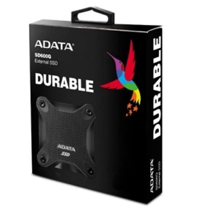 Imagen de ADATA - DISCO ESTADO SOLIDO EXTERNO SSD ADATA SD600Q 480G USB 3 2 NEGRO