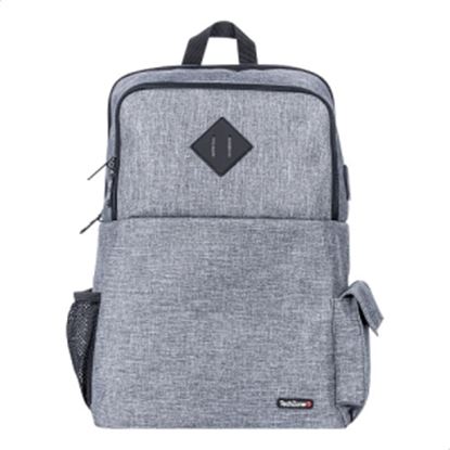Imagen de TECHZONE - TECHZONE BACKPACK CON COMPARTIM ENTO PARA LAPTOP 15.6IN TRUE
