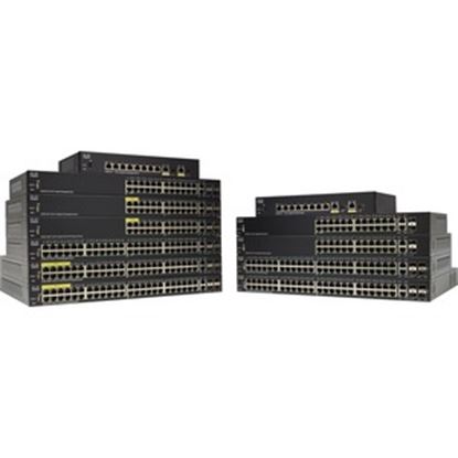 Imagen de CISCO - SWITCH SF350-24P-K9 24-PORT 10/100 POE MANAGED SWITCH