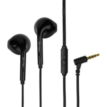Imagen de PAQ. C/2 - VORAGO - AUDIFONO VORAGO EP-201-V2 NEGRO CON MICROFONO