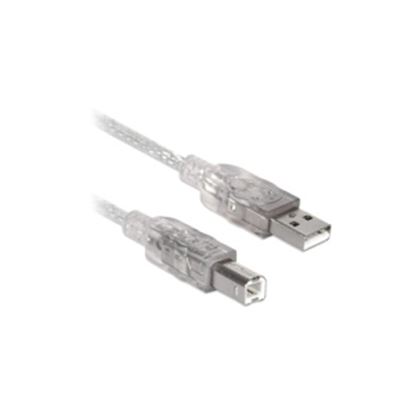 Imagen de PAQ. C/10 - DATA COMPONENTS - CABLE USB V2.0 A-B 1.8 M PLATA BROBOTIX