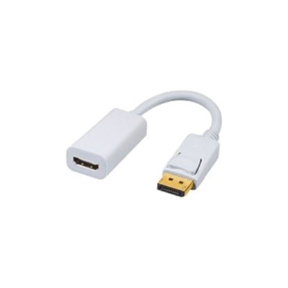 Imagen de PAQ. C/2 - DATA COMPONENTS - ADAPTADOR DISPLAYPORT MACHO A H DMI HEMBRA 10CMS BROBOTIX