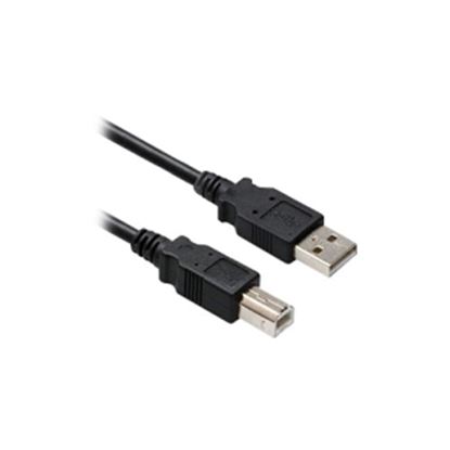 Imagen de PAQ. C/10 - DATA COMPONENTS - CABLE USB V2.0 A-B 1.8 M NEGRO BROBOTIX