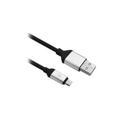 Imagen de PAQ. C/5 - DATA COMPONENTS - CABLE USB V2.0 A MICRO B 1.2MT NEGRO BROBOTIX