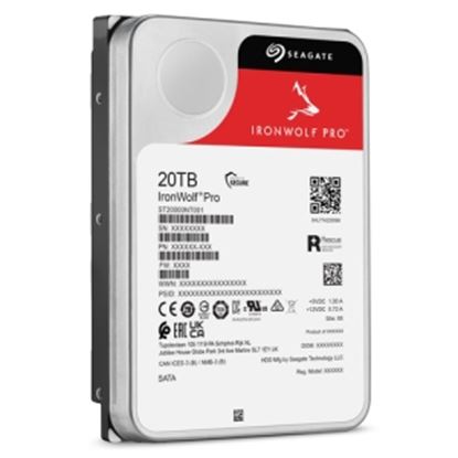 Imagen de SEAGATE - DISCO DURO INTERNO 3.5IN 20TB SATA 7200RPM 256MB IRONWOLF PRO