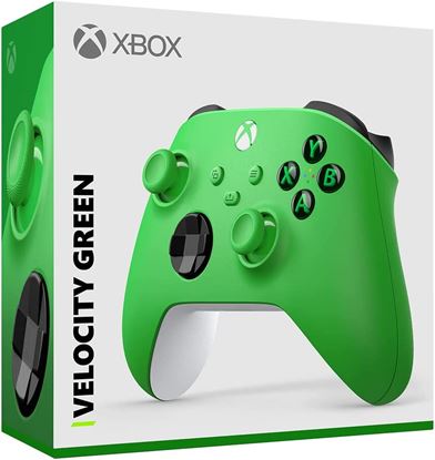 Imagen de MICROSOFT - XBOX CONTROL INALMBRICO VELOCITY GREEN CAJA MALTRATADA