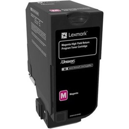 Imagen de LEXMARK - TONER MAGENTA HASTA 16K PAGINAS LASER COLOR