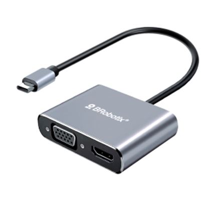 Imagen de DATA COMPONENTS - DOCKING 4 EN 1 HDMI / SVGA / US B / TIPO C BROBOTIX