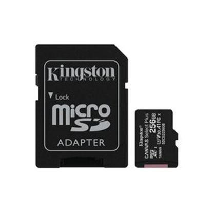 Imagen de KINGSTON - MICRO SDXC MEMORIA KINGSTON 256 CANVAS SELECT PLUS 100R A1 C10