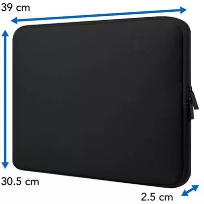 Imagen de PAQ. C/2 - DATA COMPONENTS - FUNDA DE NEOPRENO PARA LAPTOP 1 5.6IN BASICA NEGRO BROBOTIX