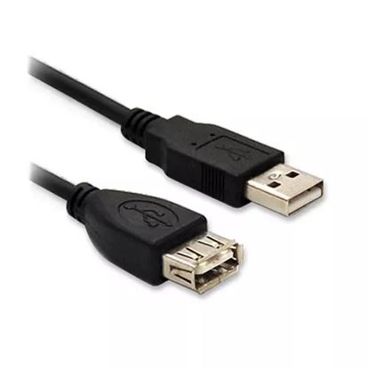 Imagen de PAQ. C/5 - DATA COMPONENTS - CABLE USB V2.0 EXT 1.8 MTS NGO BROBOTIX
