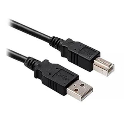 Imagen de PAQ. C/5 - DATA COMPONENTS - CABLE USB V2.0 A-B 3.0 M NEGRO BROBOTIX