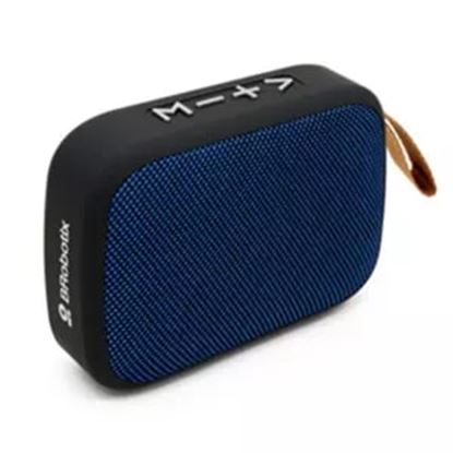 Imagen de PAQ. C/2 - DATA COMPONENTS - BOCINA BLUETOOTH FM/USB/TF AZUL BROBOTIX