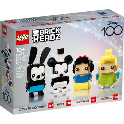 Imagen de LEGO - 40622 BRICK HEADZ CELEBRACION 100 ANIVERSARIO DISNEY 501 PZAS