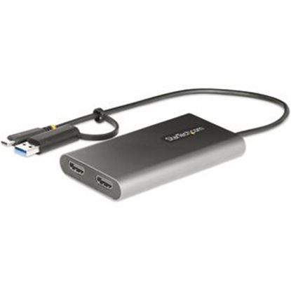 Imagen de STARTECH - ADAPTADOR USB-C A HDMI DOBLE 4K A 60HZ PD DE 100W TIPO C