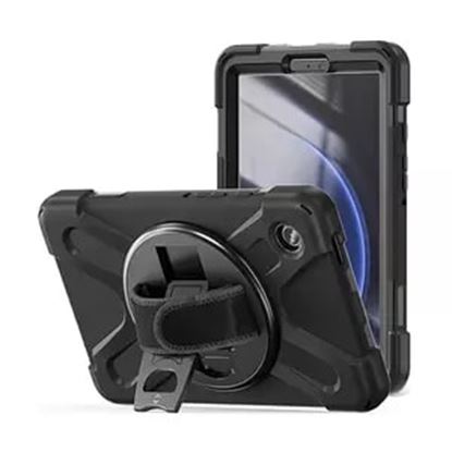 Imagen de DATA COMPONENTS - FUNDA DE USO RUDO CORREA Y GIRO 360 SAMSUNG GALAXY TAB A9 X110