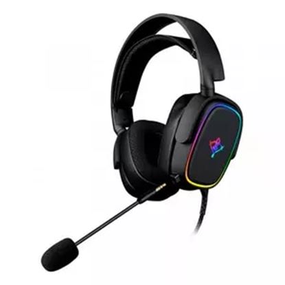 Imagen de QIAN - HEADSET YEYIAN PROUD S3500 RGB 3 5MM USB C MICROFONO NEGRO