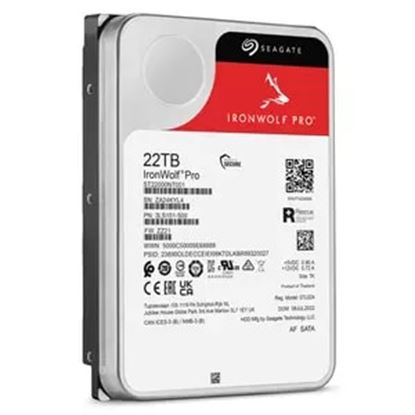 Imagen de SEAGATE - DISCO DURO INTERNO 3.5IN 22TB SATA 7200RPM 256MB IRONWOLF PRO